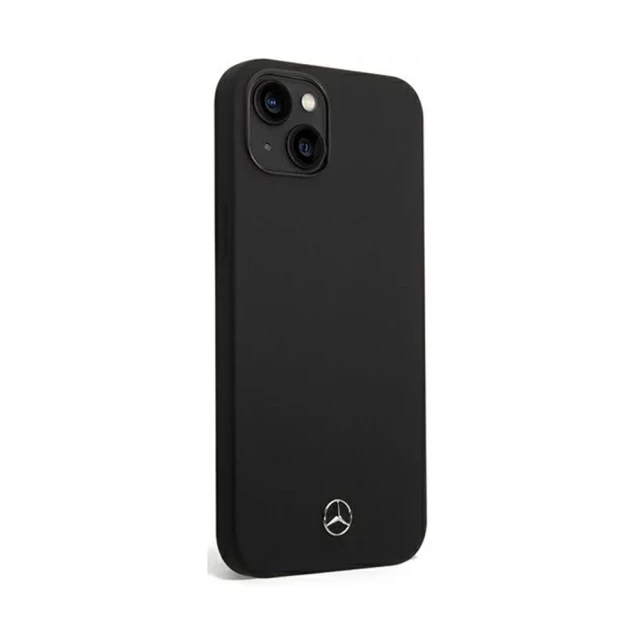 Чохол Mercedes для iPhone 14 | 13 Silicone Line Black (MEHCP14SSILBK)