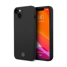 Чохол Mercedes для iPhone 14 | 13 Silicone Line Black (MEHCP14SSILBK)