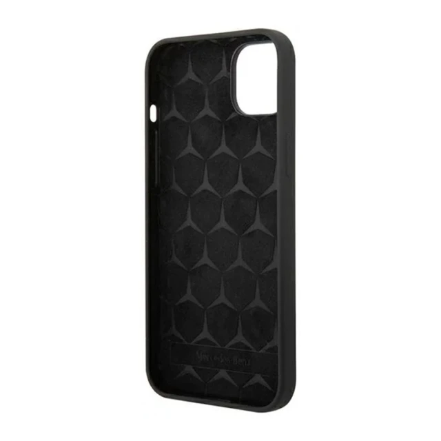 Чохол Mercedes для iPhone 14 | 13 Silicone Line Black (MEHCP14SSILBK)