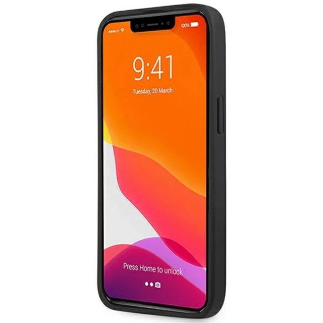Чехол Mercedes для iPhone 14 Pro Leather Hot Stamped Black (AMHCP14LDOLBK)