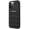 Чохол Mercedes для iPhone 14 Pro Leather Debossed Lines Black (AMHCP14LGSEBK)