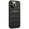 Чохол Mercedes для iPhone 14 Pro Leather Debossed Lines Black (AMHCP14LGSEBK)