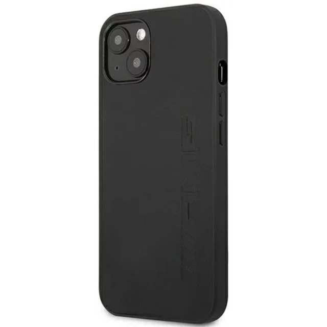 Чохол Mercedes для iPhone 14 Plus Leather Hot Stamped Black (AMHCP14MDOLBK)