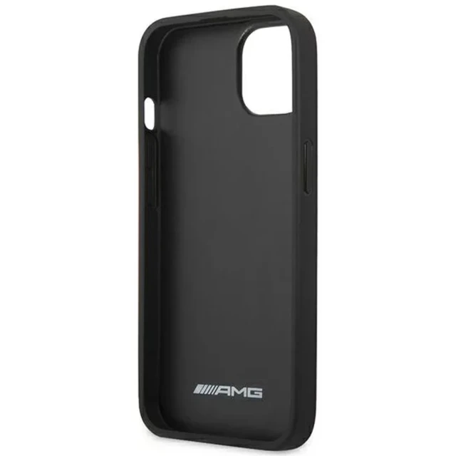 Чохол Mercedes для iPhone 14 Plus Leather Hot Stamped Black (AMHCP14MDOLBK)