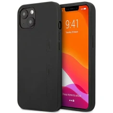 Чохол Mercedes для iPhone 14 | 13 Leather Hot Stamped Black (AMHCP14SDOLBK)