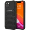 Чехол Mercedes для iPhone 14 | 13 Leather Debossed Lines Black (AMHCP14SGSEBK)