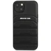 Чехол Mercedes для iPhone 14 | 13 Leather Debossed Lines Black (AMHCP14SGSEBK)