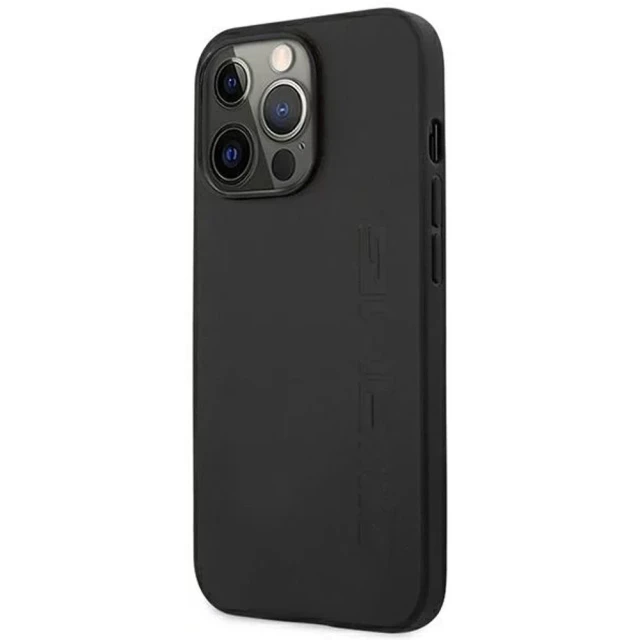 Чохол Mercedes для iPhone 14 Pro Max Leather Hot Stamped Black (AMHCP14XDOLBK)