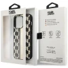 Чохол Karl Lagerfeld Monogram Stripe для iPhone 14 Pro Max Brown (KLHCP14XPGKLSKW)