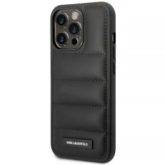 Чехол Karl Lagerfeld Puffy Elongated Logo для iPhone 14 Pro Max Black (KLHCP14XPSQAK)