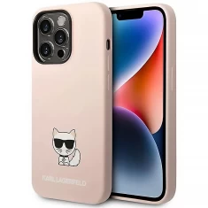 Чохол Karl Lagerfeld Silicone Choupette Body для iPhone 14 Pro Max Light Pink (KLHCP14XSLCTPI)