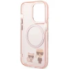 Чохол Karl Lagerfeld Karl & Choupette для iPhone 14 Pro Pink with MagSafe (KLHMP14LHKCP)