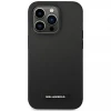 Чехол Karl Lagerfeld Silicone Plaque для iPhone 14 Pro Black with MagSafe (KLHMP14LSLMP1K)
