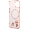 Чохол Karl Lagerfeld Karl & Choupette для iPhone 14 Plus Pink with MagSafe (KLHMP14MHKCP)