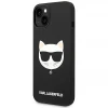 Чехол Karl Lagerfeld Silicone Choupette Head для iPhone 14 Plus Black with MagSafe (KLHMP14MSLCHBK)