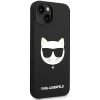 Чехол Karl Lagerfeld Silicone Choupette Head для iPhone 14 Plus Black with MagSafe (KLHMP14MSLCHBK)