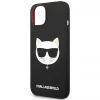 Чехол Karl Lagerfeld Silicone Choupette Head для iPhone 14 Plus Black with MagSafe (KLHMP14MSLCHBK)