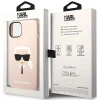 Чохол Karl Lagerfeld Silicone Karl's Head для iPhone 14 Plus Light Pink with MagSafe (KLHMP14MSLKHLP)