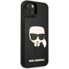 Чохол Karl Lagerfeld 3D Rubber Karl's Head для iPhone 14 | 13 Black (KLHCP14SKH3DBK)