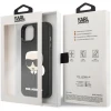 Чохол Karl Lagerfeld 3D Rubber Karl's Head для iPhone 14 | 13 Black (KLHCP14SKH3DBK)