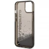 Чохол Karl Lagerfeld Liquid Glitter Elong для iPhone 14 | 13 Black (KLHCP14SLCKVK)