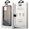 Чохол Karl Lagerfeld Liquid Glitter Elong для iPhone 14 | 13 Black (KLHCP14SLCKVK)