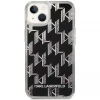Чохол Karl Lagerfeld Liquid Glitter Monogram для iPhone 14 | 13 Black (KLHCP14SLMNMK)