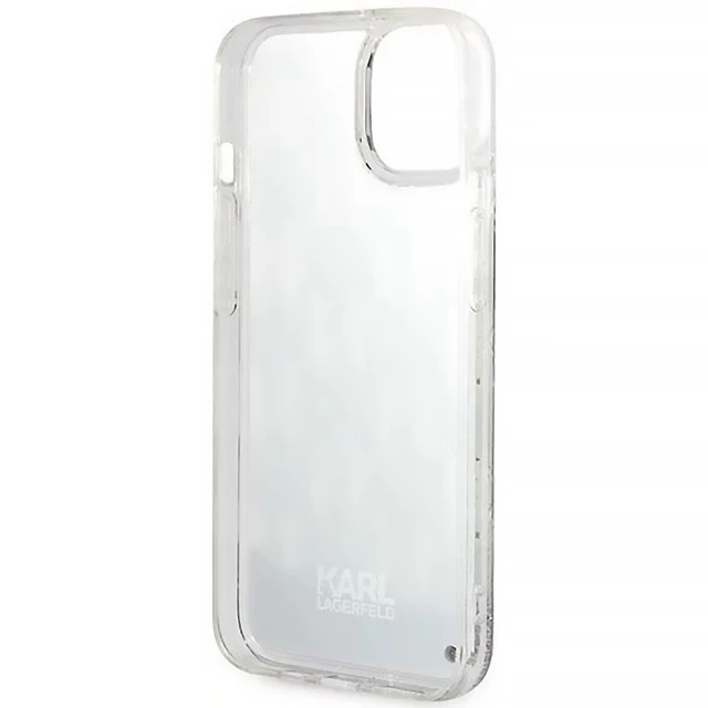 Чохол Karl Lagerfeld Liquid Glitter Monogram для iPhone 14 | 13 Black (KLHCP14SLMNMK)