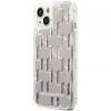 Чохол Karl Lagerfeld Liquid Glitter Monogram для iPhone 14 | 13 Silver (KLHCP14SLMNMS)