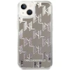 Чохол Karl Lagerfeld Liquid Glitter Monogram для iPhone 14 | 13 Silver (KLHCP14SLMNMS)