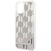Чохол Karl Lagerfeld Liquid Glitter Monogram для iPhone 14 | 13 Silver (KLHCP14SLMNMS)