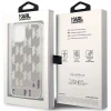 Чохол Karl Lagerfeld Liquid Glitter Monogram для iPhone 14 | 13 Silver (KLHCP14SLMNMS)