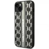 Чохол Karl Lagerfeld Monogram Stripe для iPhone 14 | 13 Gray (KLHCP14SPGKLSKG)
