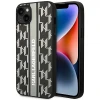 Чохол Karl Lagerfeld Monogram Stripe для iPhone 14 | 13 Gray (KLHCP14SPGKLSKG)