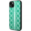 Чохол Karl Lagerfeld Monogram Stripe для iPhone 14 | 13 Green (KLHCP14SPGKLSKN)