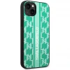 Чохол Karl Lagerfeld Monogram Stripe для iPhone 14 | 13 Green (KLHCP14SPGKLSKN)
