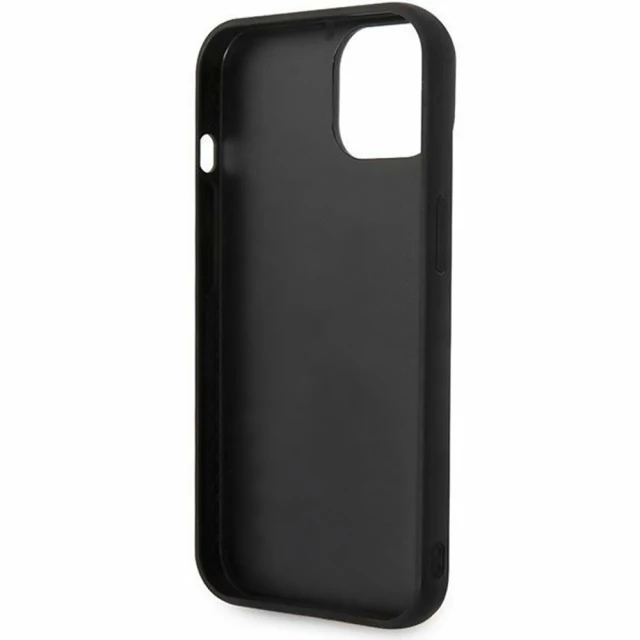 Чохол Karl Lagerfeld Puffy Elongated Logo для iPhone 14 | 13 Black (KLHCP14SPSQAK)