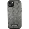 Чохол Karl Lagerfeld Saffiano Mono Metal Logo для iPhone 14 | 13 Gray (KLHCP14SSAKLHPG)