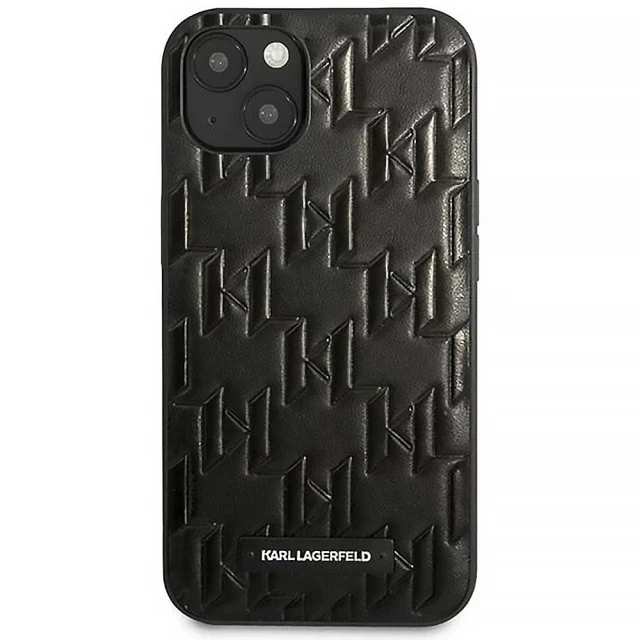 Чохол Karl Lagerfeld Monogram Plaque для iPhone 13 mini Black (KLHCP13SMNMP1K)