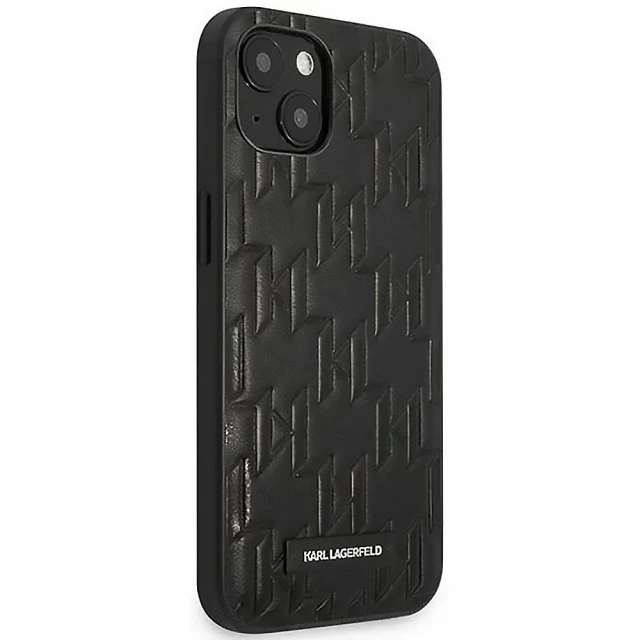 Чохол Karl Lagerfeld Monogram Plaque для iPhone 13 mini Black (KLHCP13SMNMP1K)