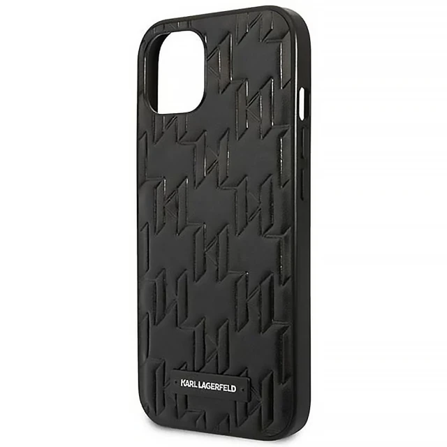 Чохол Karl Lagerfeld Monogram Plaque для iPhone 13 mini Black (KLHCP13SMNMP1K)