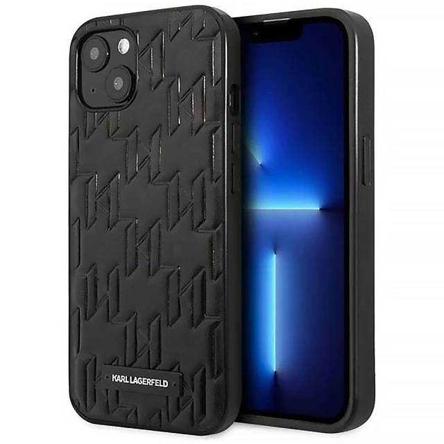 Чохол Karl Lagerfeld Monogram Plaque для iPhone 13 mini Black (KLHCP13SMNMP1K)