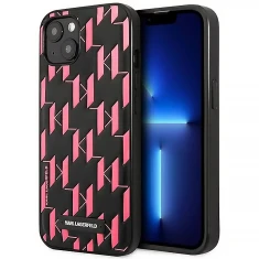 Чохол Karl Lagerfeld Monogram Plaque для iPhone 13 mini Pink (KLHCP13SMNMP1P)
