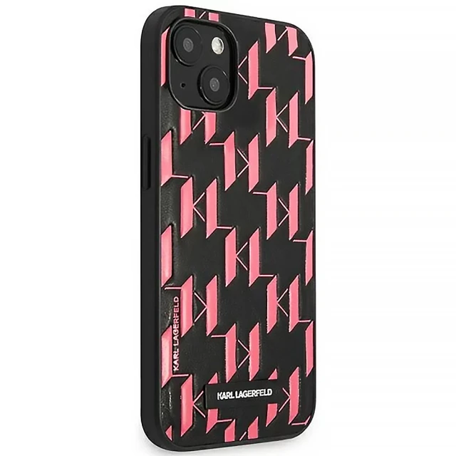 Чехол Karl Lagerfeld Monogram Plaque для iPhone 13 mini Pink (KLHCP13SMNMP1P)