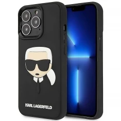 Чохол Karl Lagerfeld 3D Rubber Karl's Head для iPhone 14 Pro Black (KLHCP14LKH3DBK)