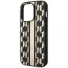 Чохол Karl Lagerfeld Monogram Stripe для iPhone 14 Pro Brown (KLHCP14LPGKLSKW)