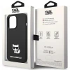 Чохол Karl Lagerfeld Silicone Choupette Body для iPhone 14 Pro Black (KLHCP14LSLCTBK)