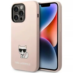 Чохол Karl Lagerfeld Silicone Choupette Body для iPhone 14 Pro Light Pink (KLHCP14LSLCTPI)
