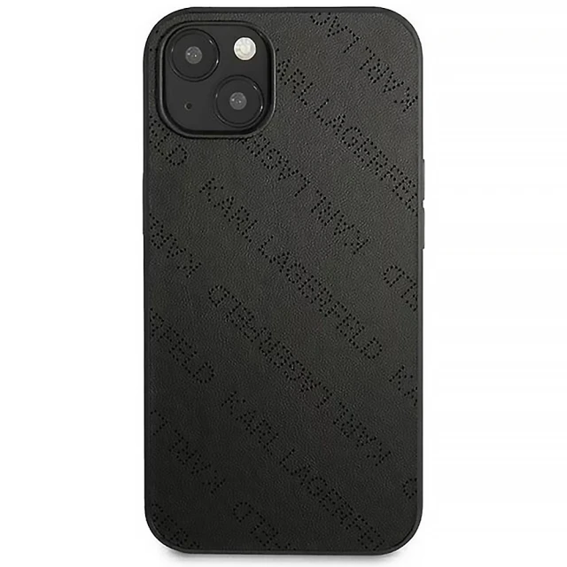 Чохол Karl Lagerfeld Perforated Allover для iPhone 13 mini Black (KLHCP13SPTLK)