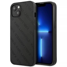 Чехол Karl Lagerfeld Perforated Allover для iPhone 13 mini Black (KLHCP13SPTLK)